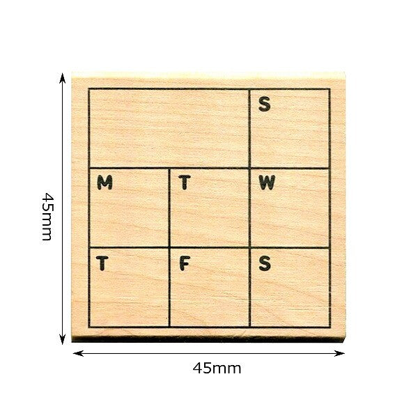 Kodomo No Kao - Sello Cuadrícula Semanal