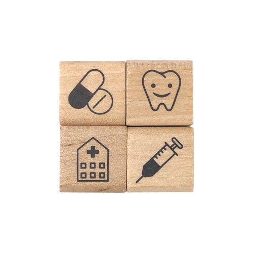 Kodomo No Kao - Set 4 Minisellos - Hospital