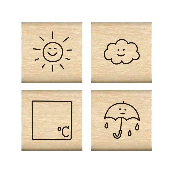 Kodomo No Kao - Set 4 Minisellos - Weather