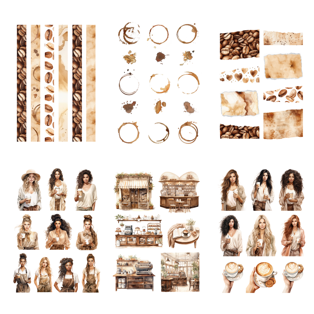 Penpaling Paula - Coffee Lover - Libro de pegatinas