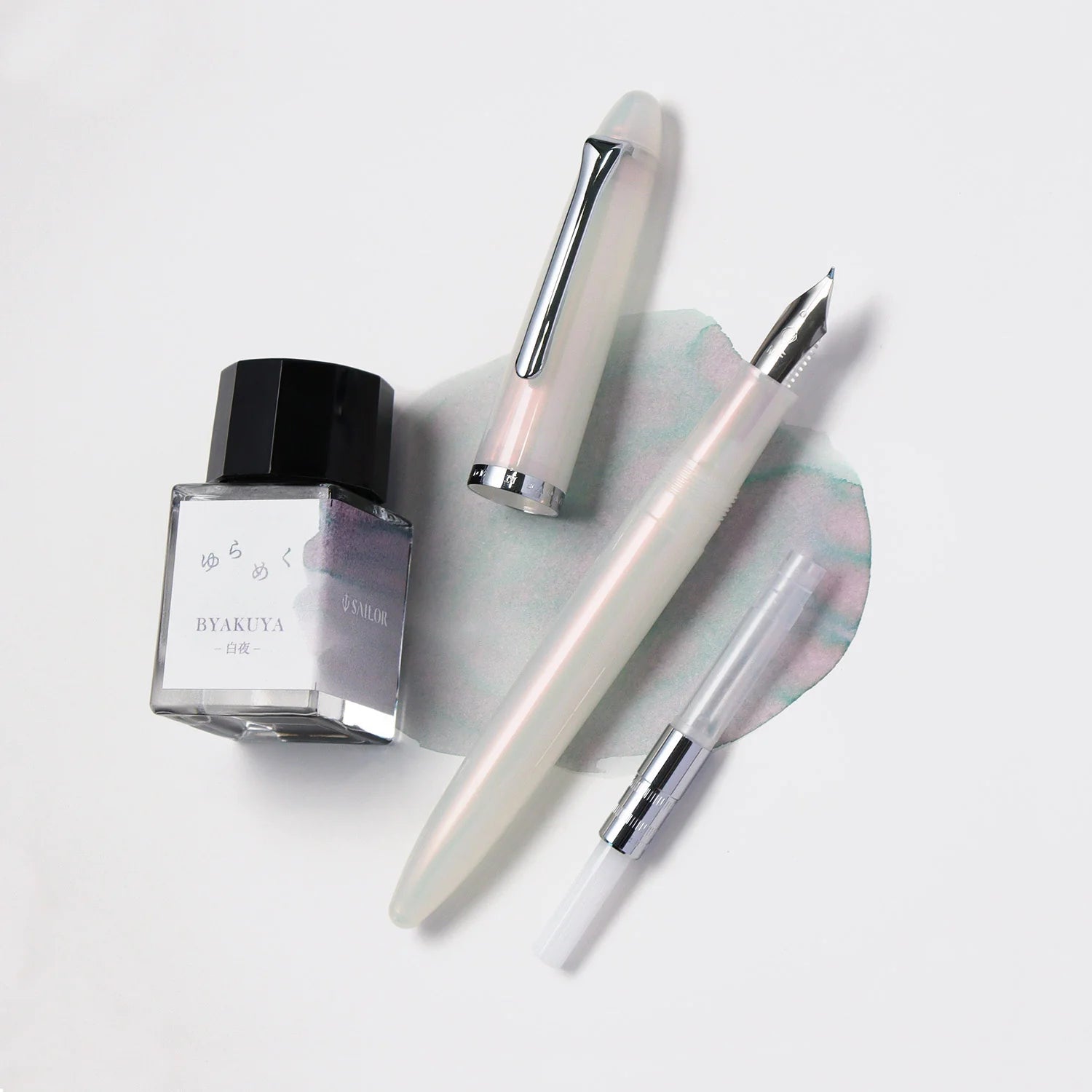 Sailor - Set Pluma Estilográfica + Tintero - PROFIT JR - Byakuya