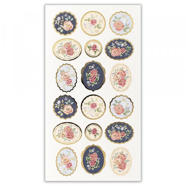 NB Co - Pegatinas doradas - Rosas