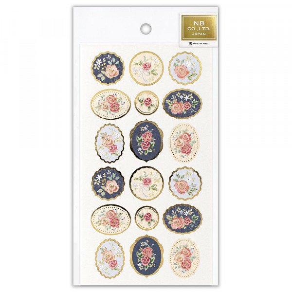 NB Co - Pegatinas doradas - Rosas