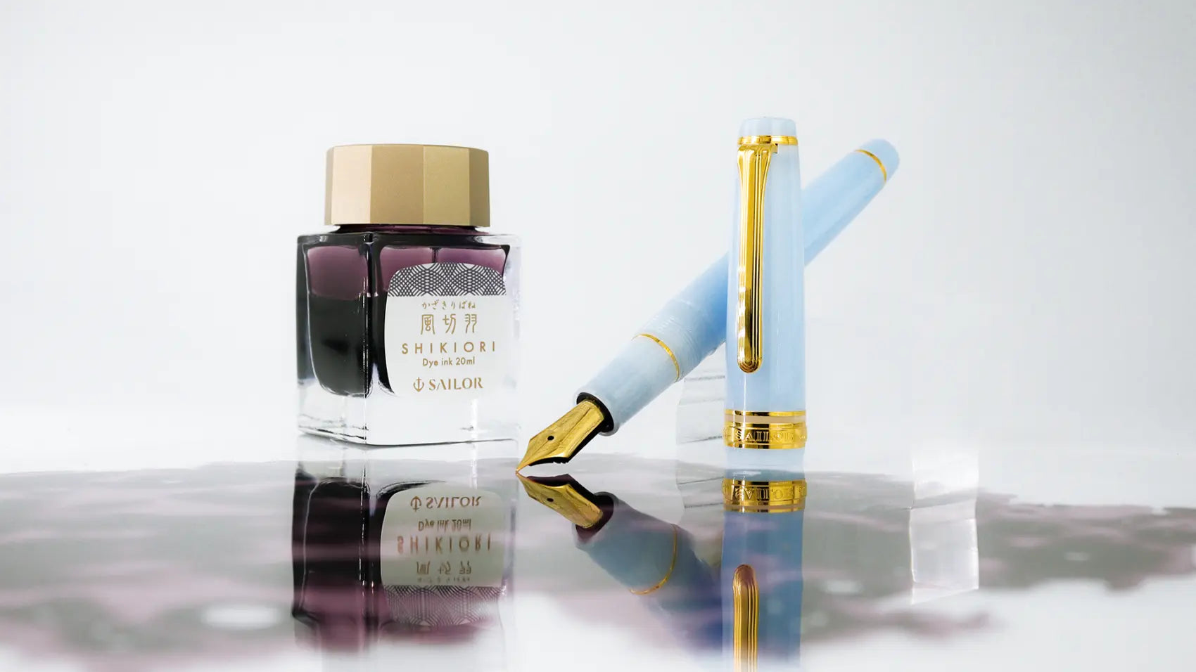 Sailor - Pluma Estilográfica - Grateful Crane - Pro Gear Slim - ORO 14K