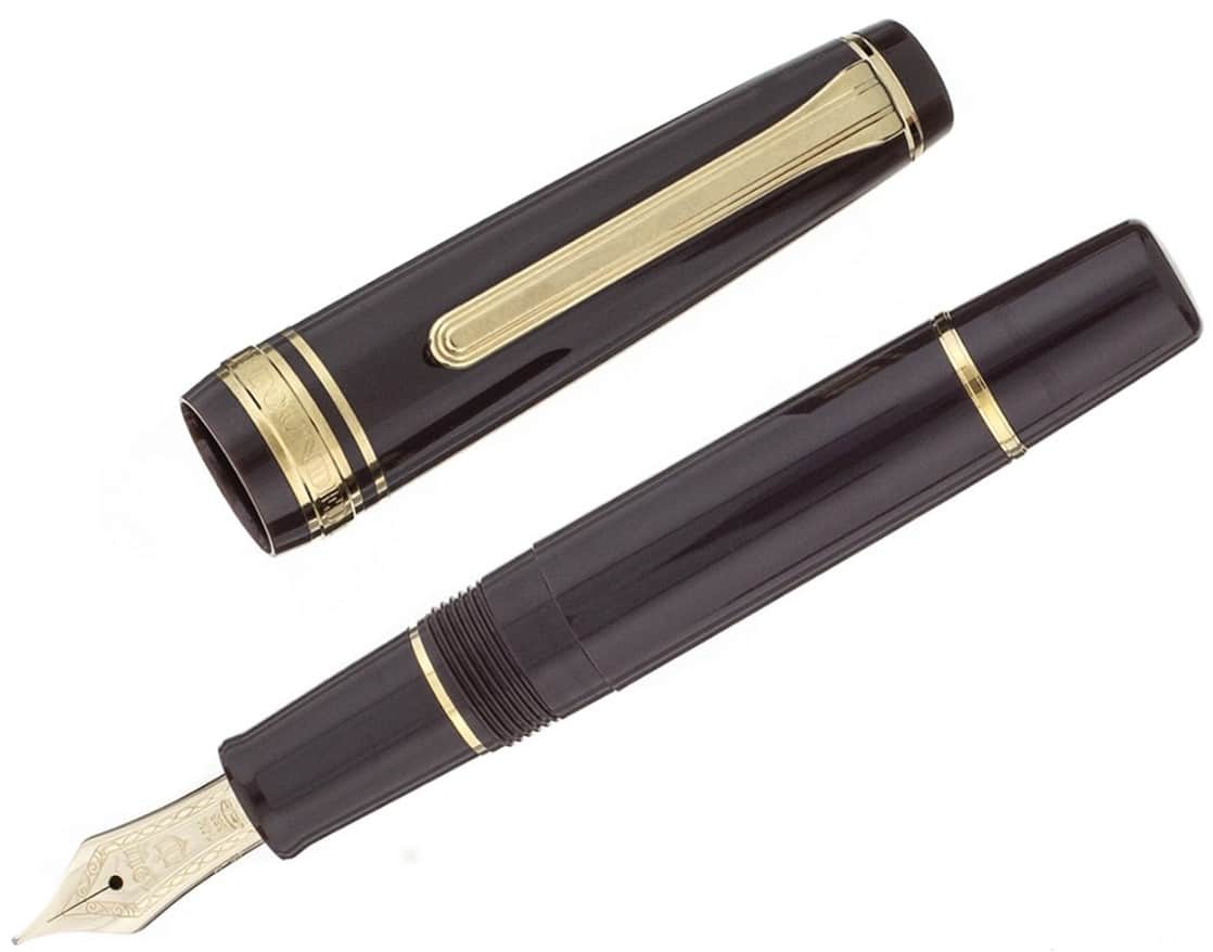 Sailor - Pluma Estilográfica - Puff Brown - Pro Gear Slim Mini - ORO 14K