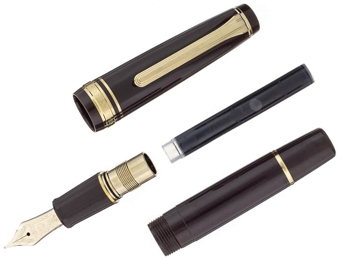 Sailor - Pluma Estilográfica - Puff Brown - Pro Gear Slim Mini - ORO 14K