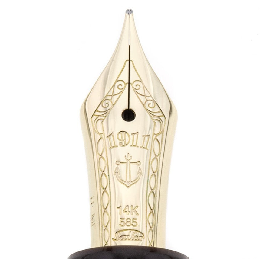Sailor - Pluma Estilográfica - Puff Brown - Pro Gear Slim Mini - ORO 14K