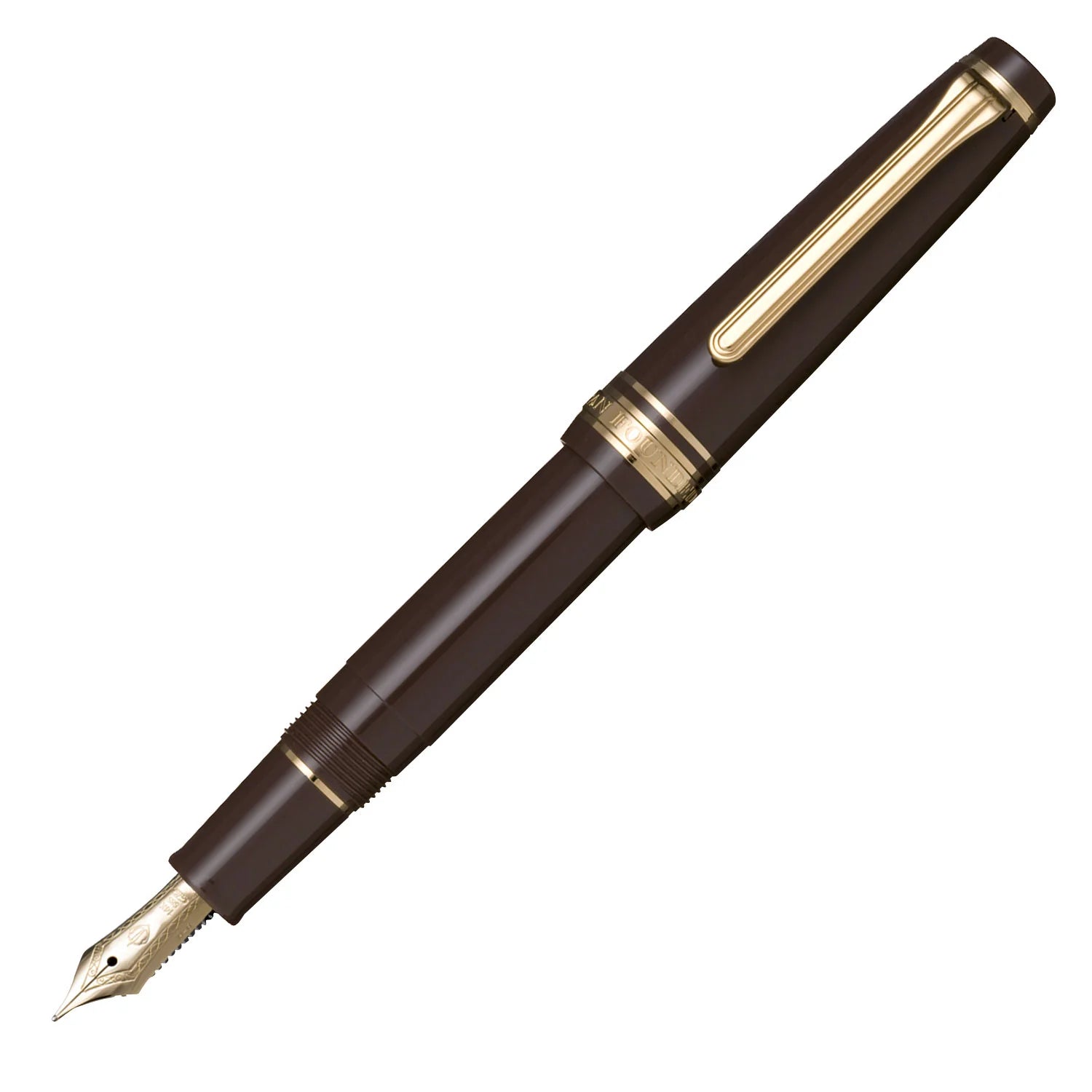 Sailor - Pluma Estilográfica - Puff Brown - Pro Gear Slim Mini - ORO 14K