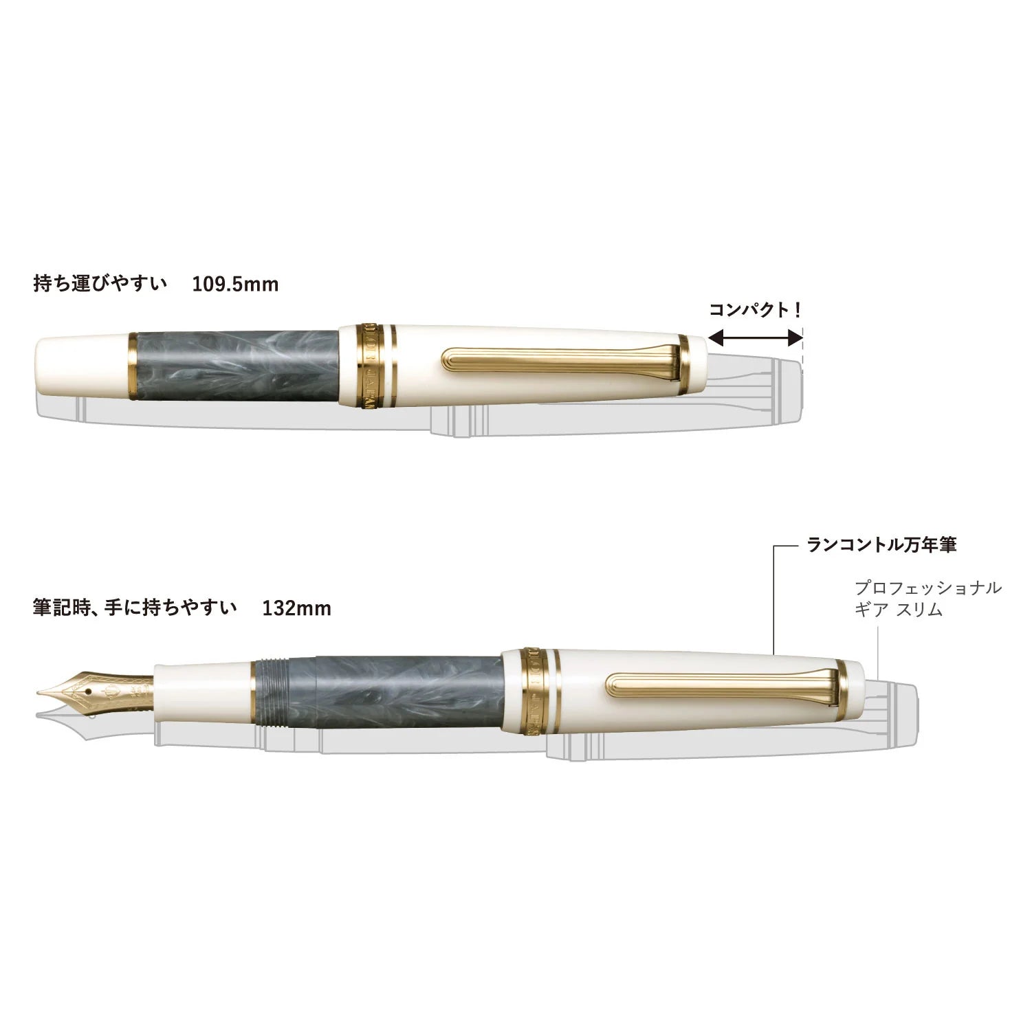 Sailor - Pluma Estilográfica - Encontre Turquesa - PG Slim Mini - ORO 14K