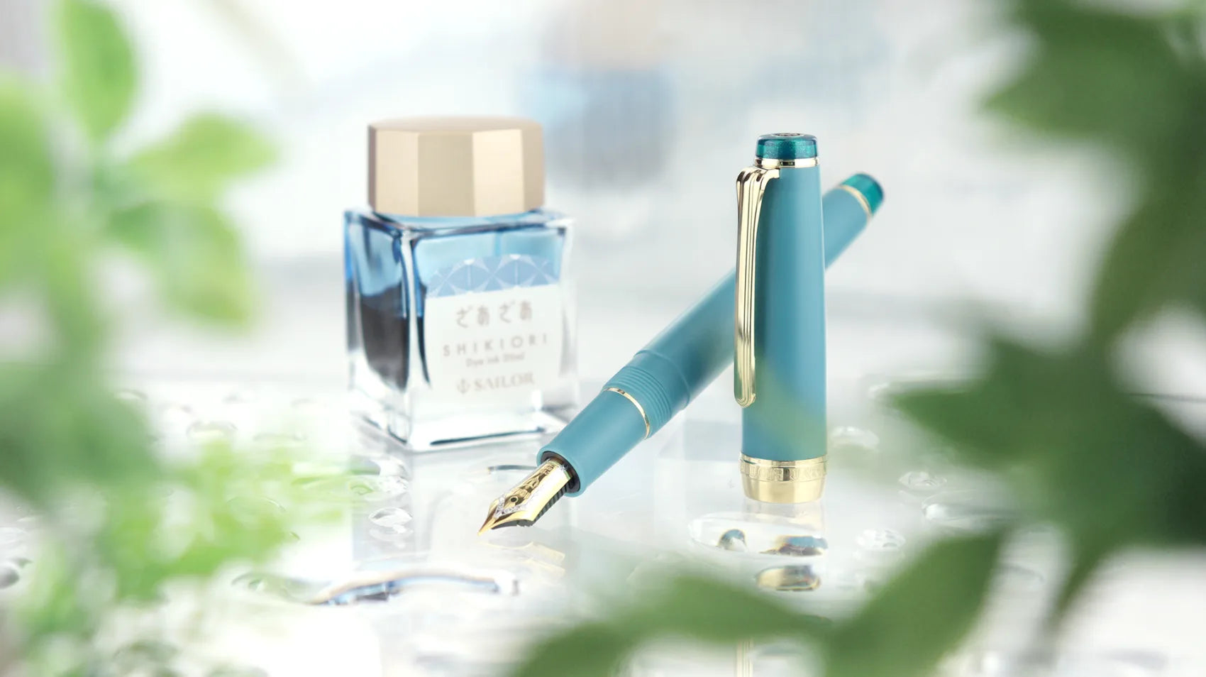 Sailor - Pluma Estilográfica - Summer Rain - Pro Gear Slim - ORO 21K