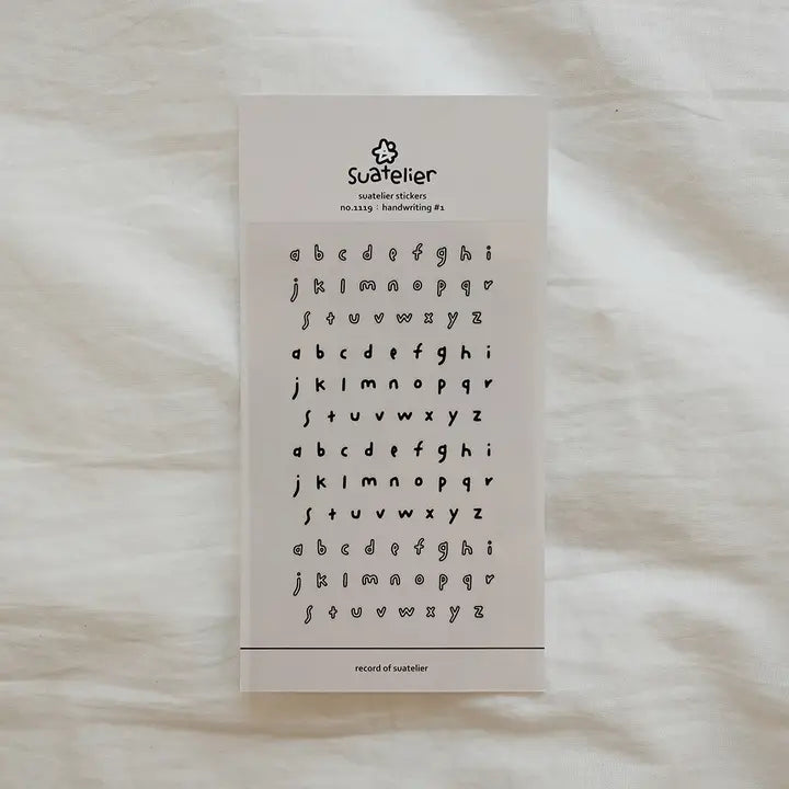Suatelier - Hoja Pegatinas Adhesivas - Hadnwritting #1