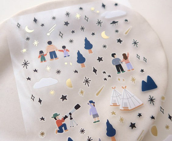 Suatelier - Hoja Pegatinas Adhesivas - See a star
