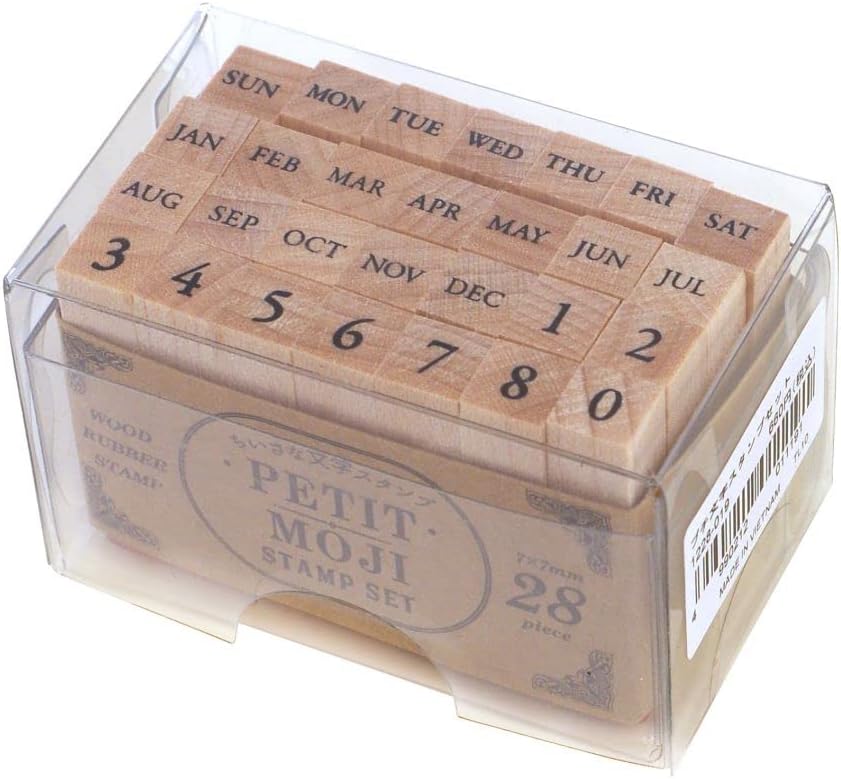 Kodomo No Kao - Sello Fechas - Semanas Meses Números