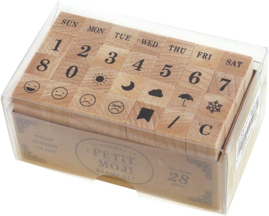 Kodomo No Kao - Sello Fechas - Semana Números Variado