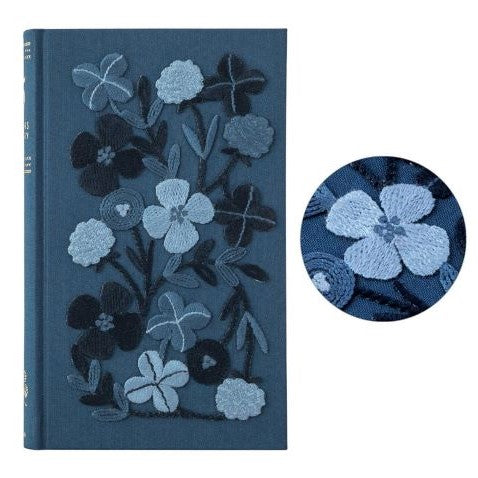 Midori - Diario 5 años B6 - Flores Bordadas Navy