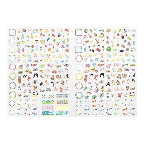 Midori - Diario con Pegatinas A5 - Gris