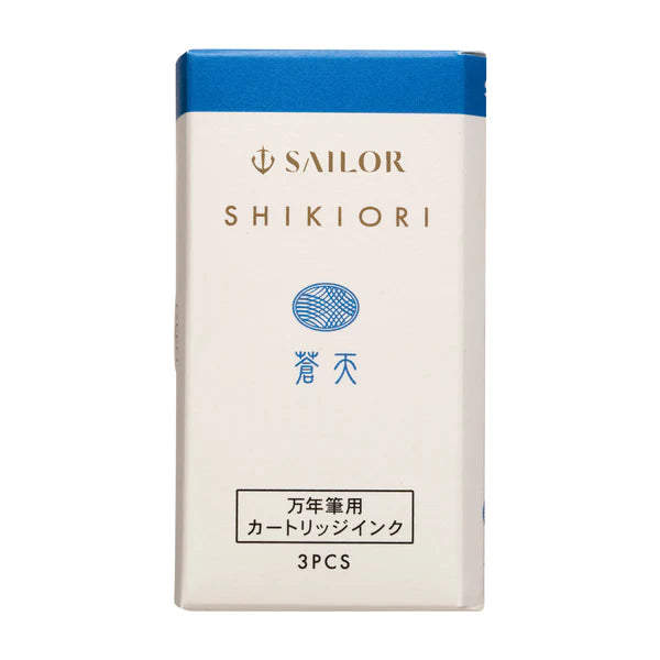 Sailor - Pack 3 cartuchos tinta - Souten - Shikiori Ink
