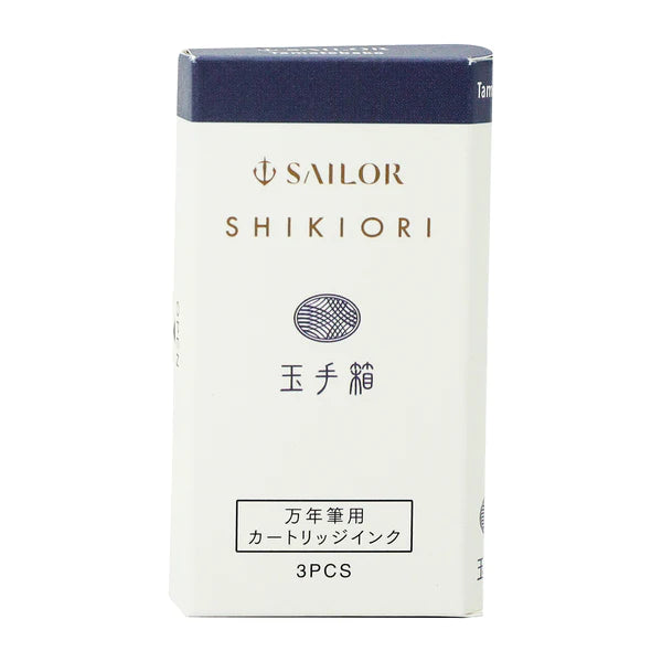 Sailor - Pack 3 cartuchos tinta - Tamatebako - Shikiori Ink