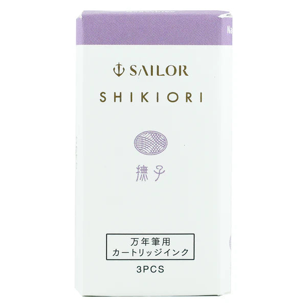 Sailor - Pack 3 cartuchos tinta - Nadeshiko - Shikiori Ink