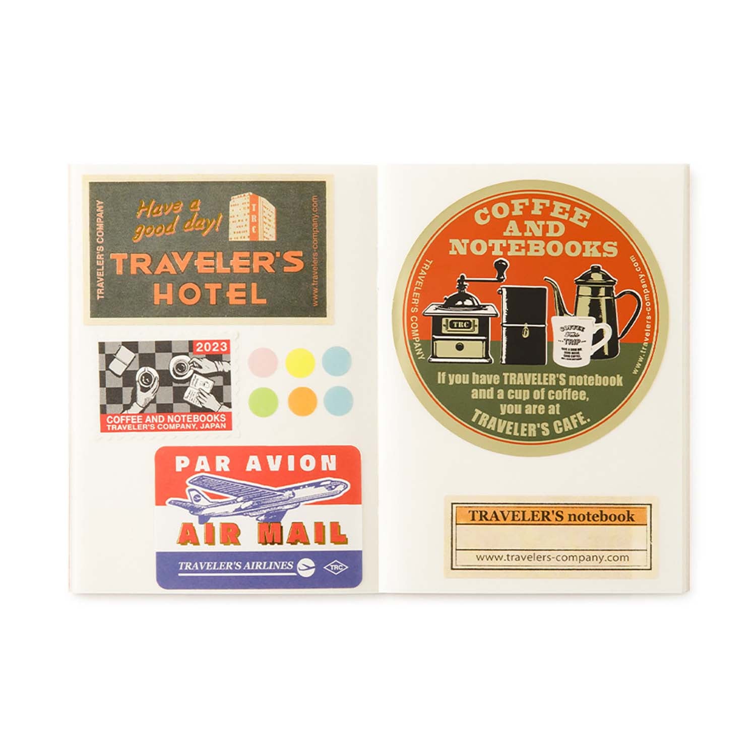 Traveler's Company - Recambio PASSPORT 017 - Sticker Release Paper