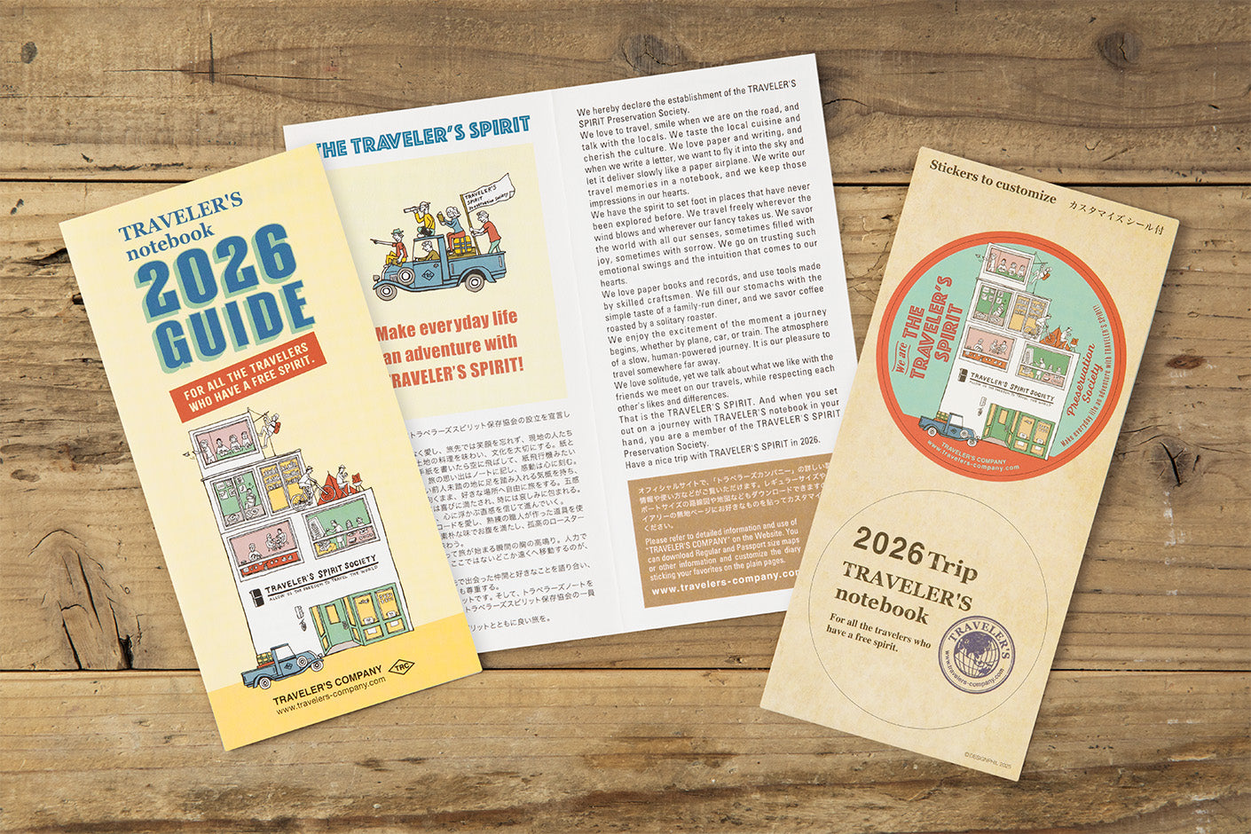 Traveler's Company - Agenda Semanal + Memo REGULAR - The Traveler's Spirit