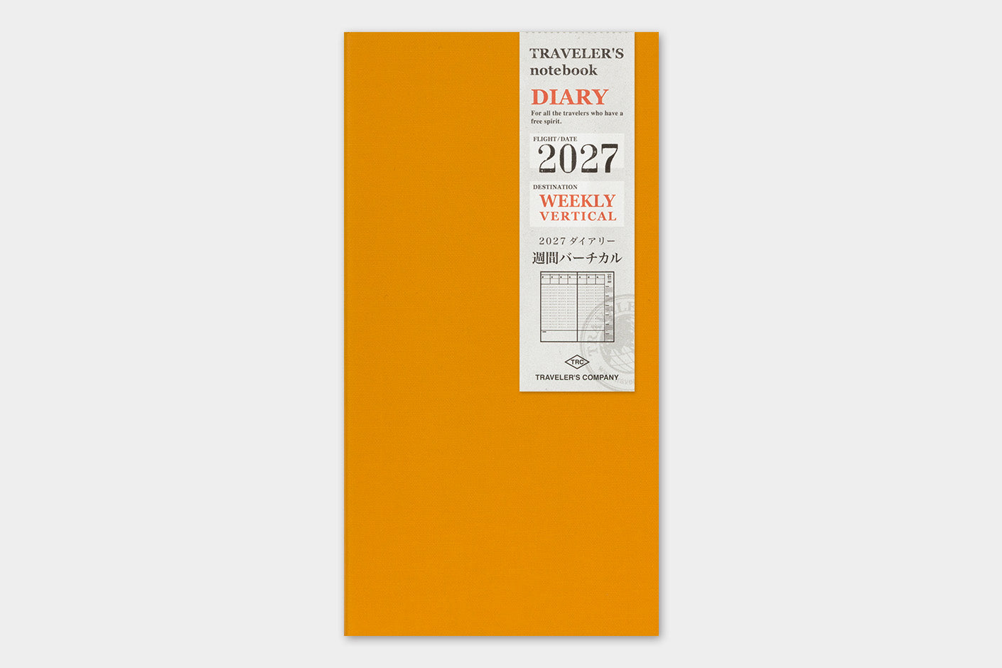 Traveler's Company - Agenda Semanal Vertical REGULAR 2027
