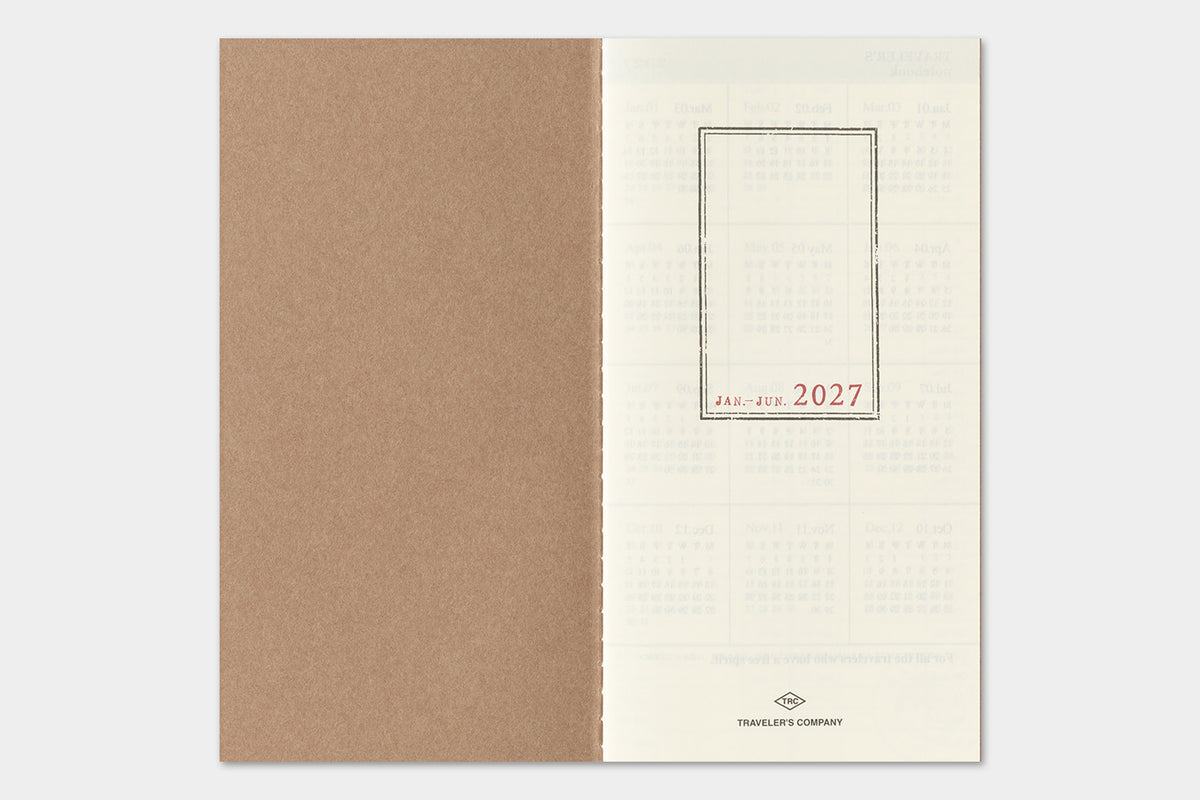 Traveler's Company - Agenda Semanal Vertical REGULAR 2027