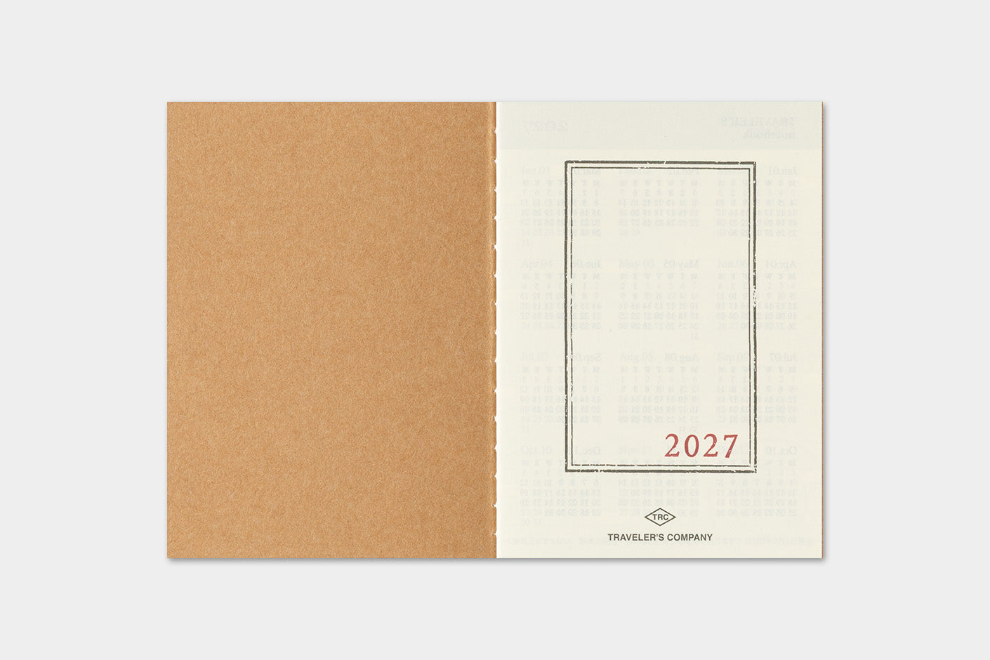 Traveler's Company - Agenda Mensual PASSPORT 2027