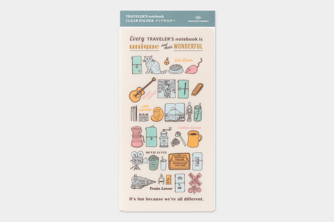 Traveler's Company - Carpeta Clear Folder 2027 - REGULAR Size