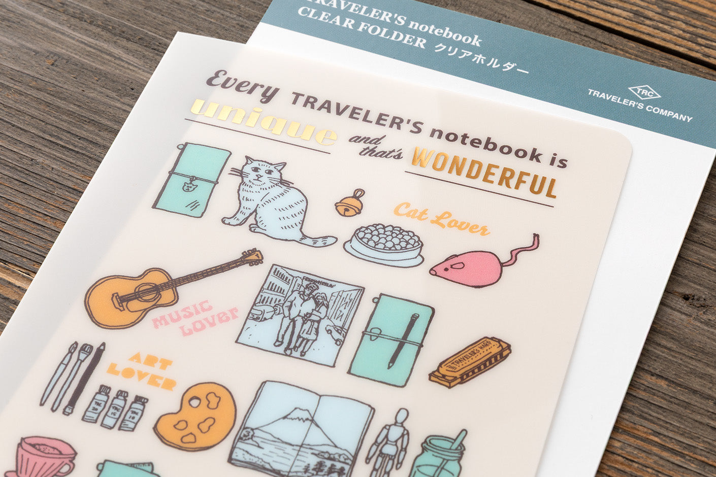 Traveler's Company - Carpeta Clear Folder 2027 - REGULAR Size