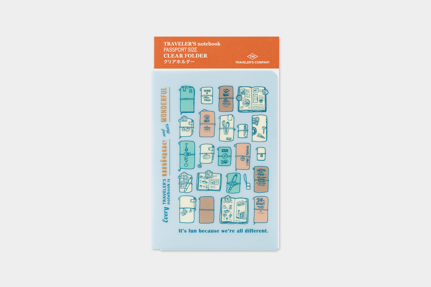 Traveler's Company - Carpeta Clear Folder 2027 - PASSPORT Size