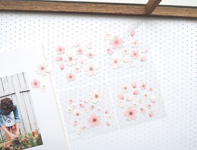 Suatelier - Pegatinas Adhesivas 4 hojas - Blossom