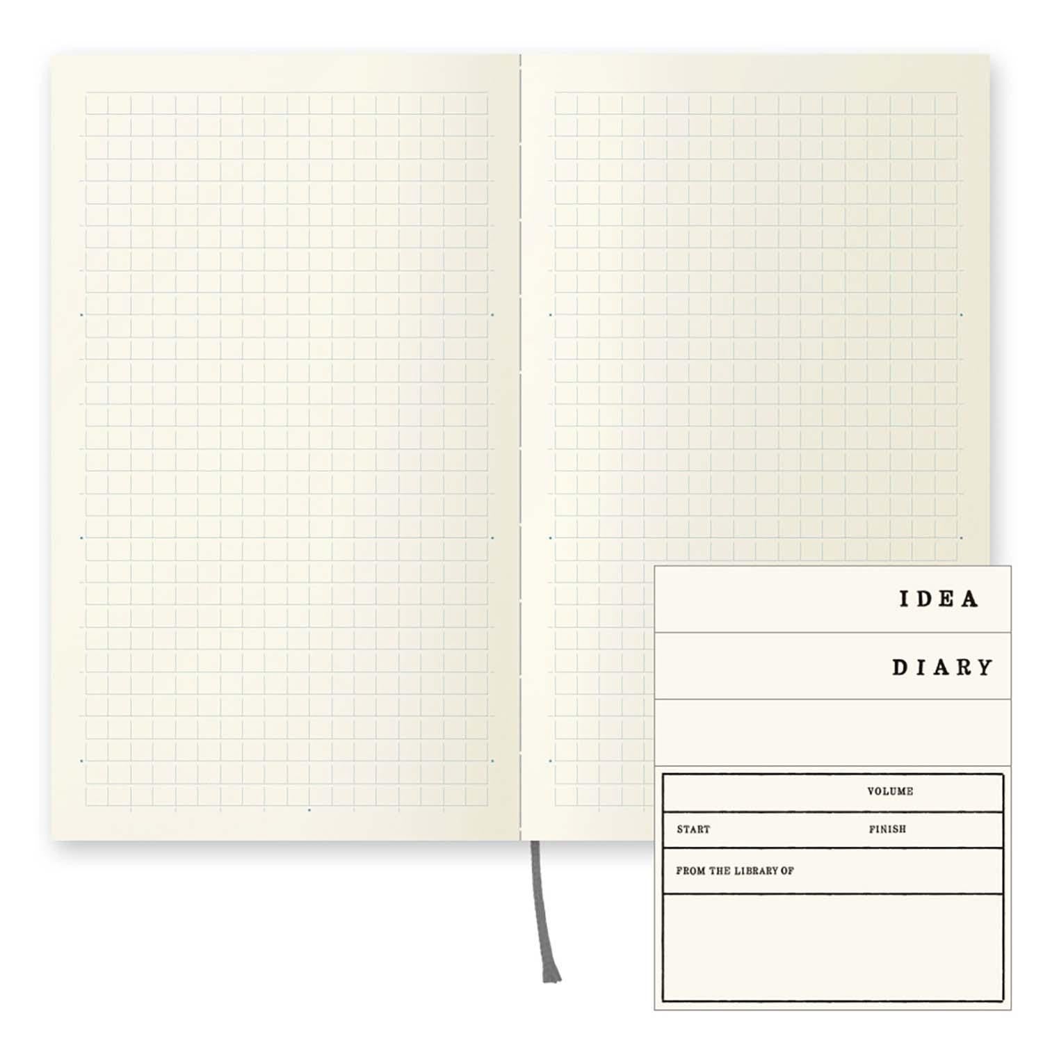 MD PAPER - Cuaderno B6 Slim - Cuadros