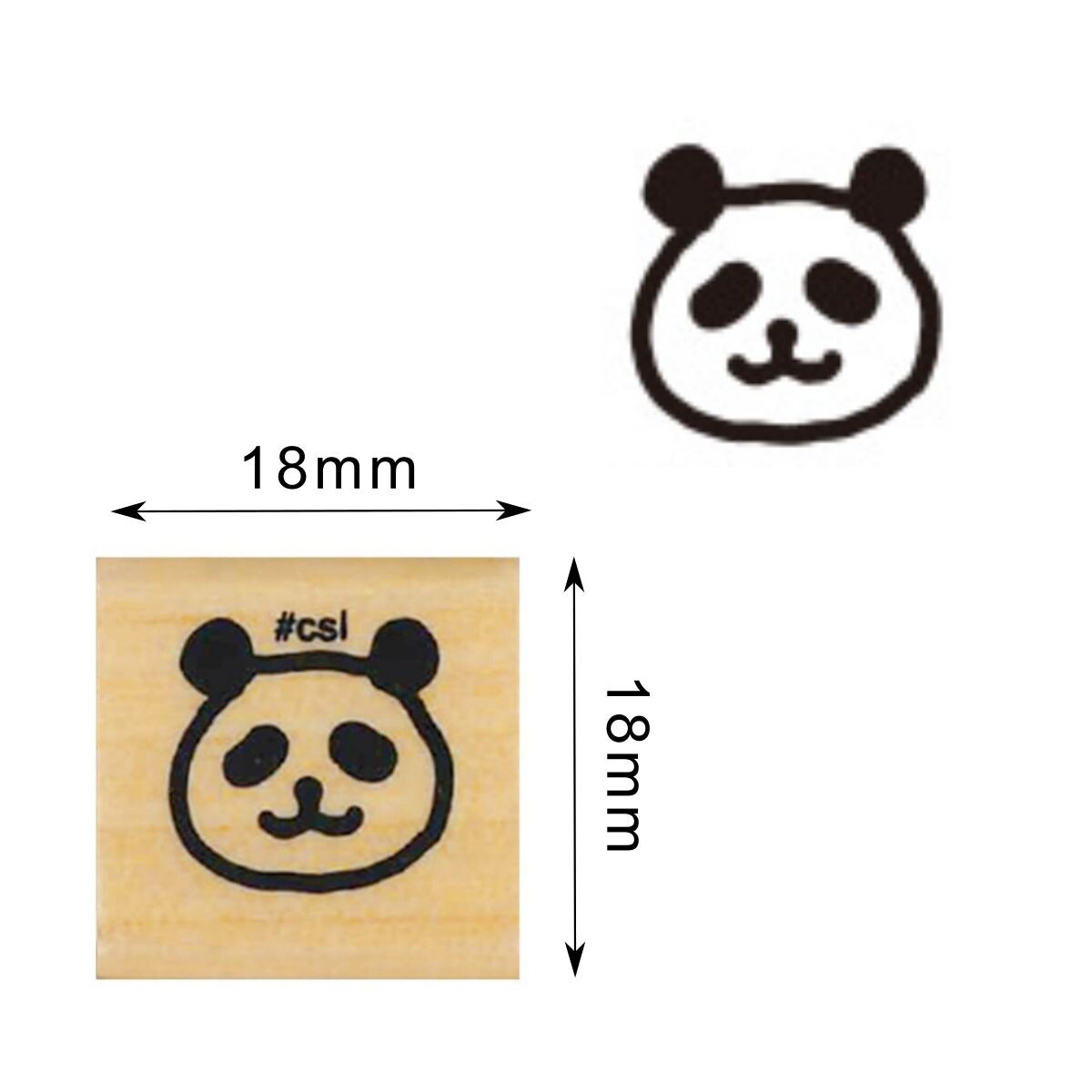 Kodomo No Kao - Sello Love Stamps - Panda