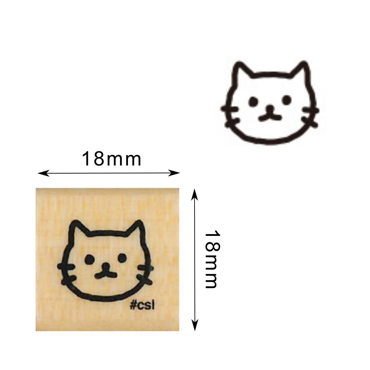 Kodomo No Kao - Sello Love Stamps - Gato
