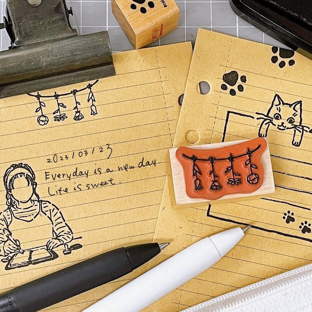 Kodomo No Kao - Sello Love Stamps - Dried Flower