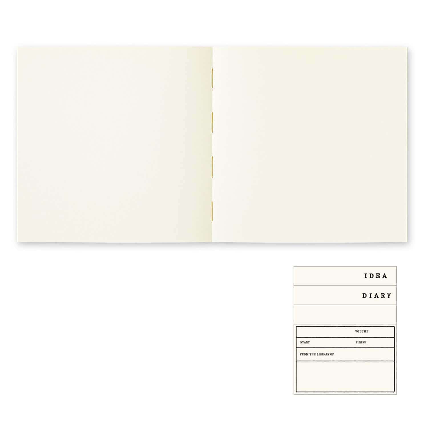 MD PAPER - Cuaderno Thick A5 Square - Liso