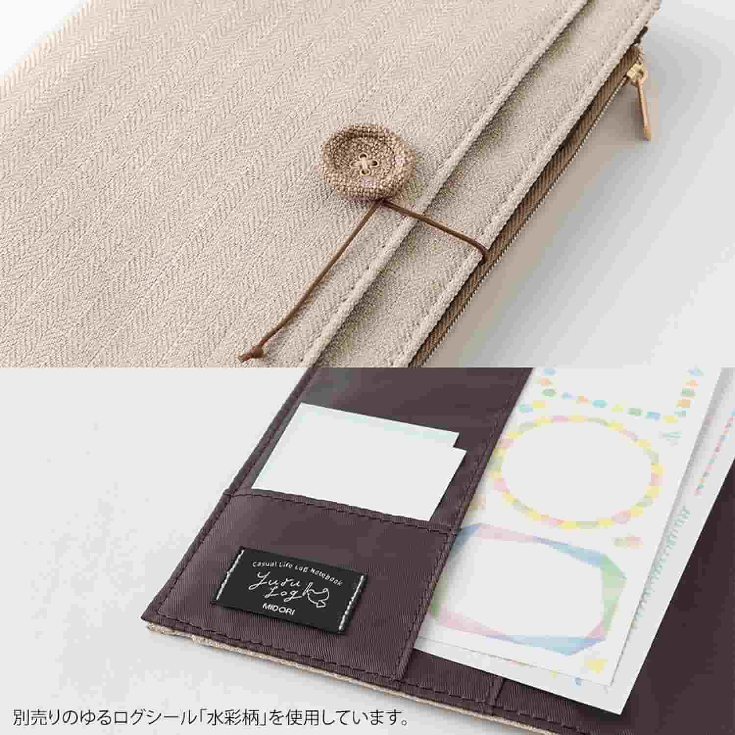 Midori - Funda Tela B6 YURU LOG - Beige