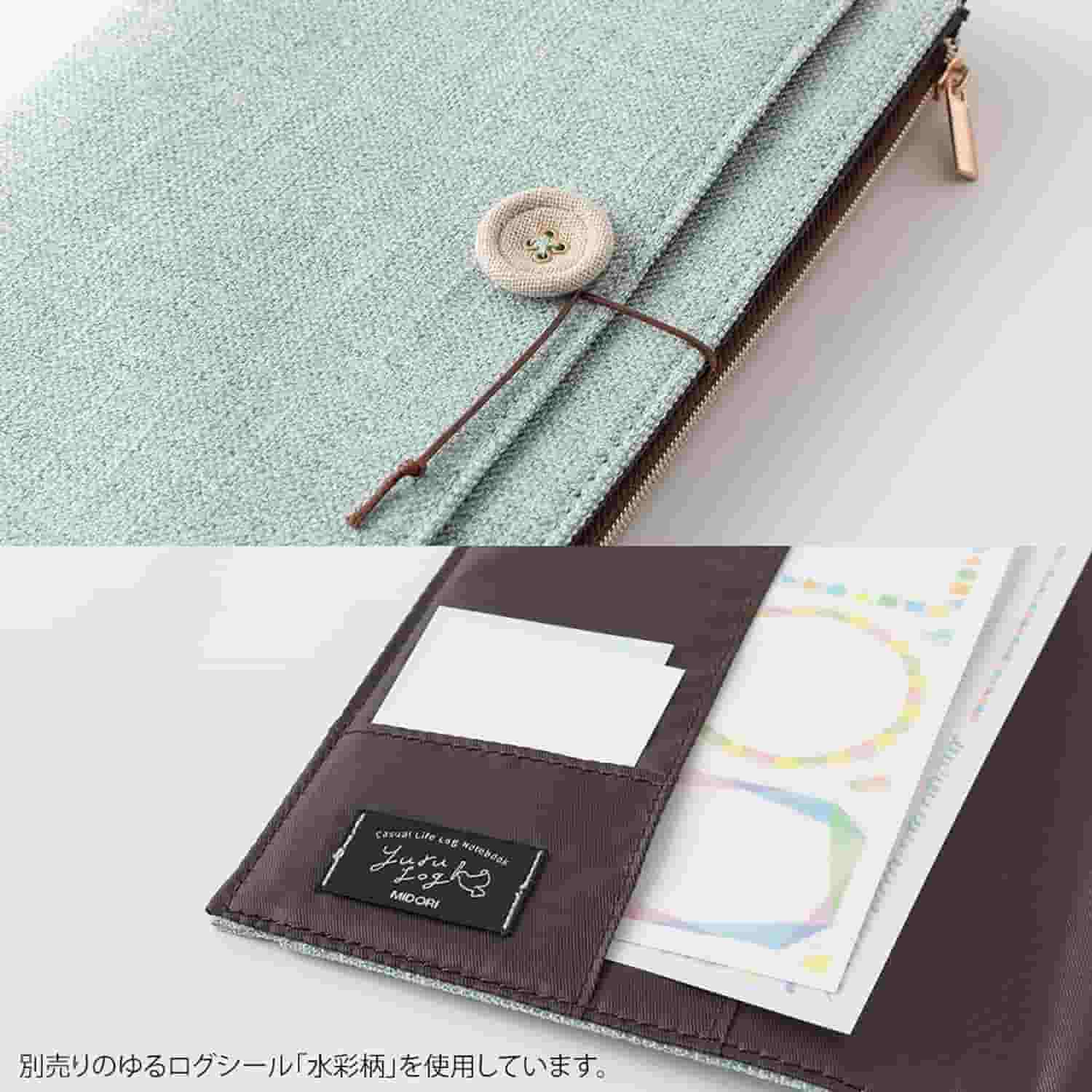 Midori - Funda Tela B6 YURU LOG - Light Blue