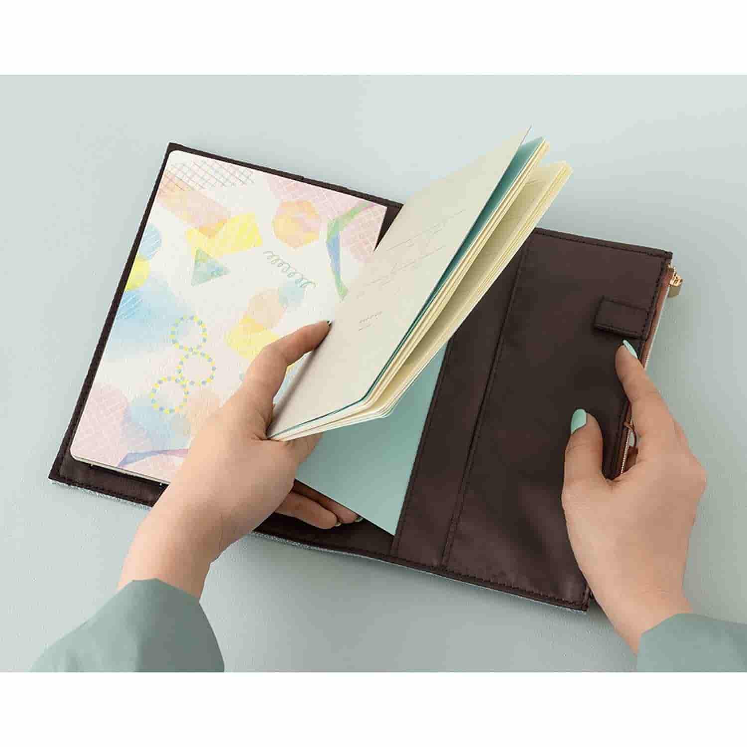 Midori - Funda Tela B6 YURU LOG - Light Blue