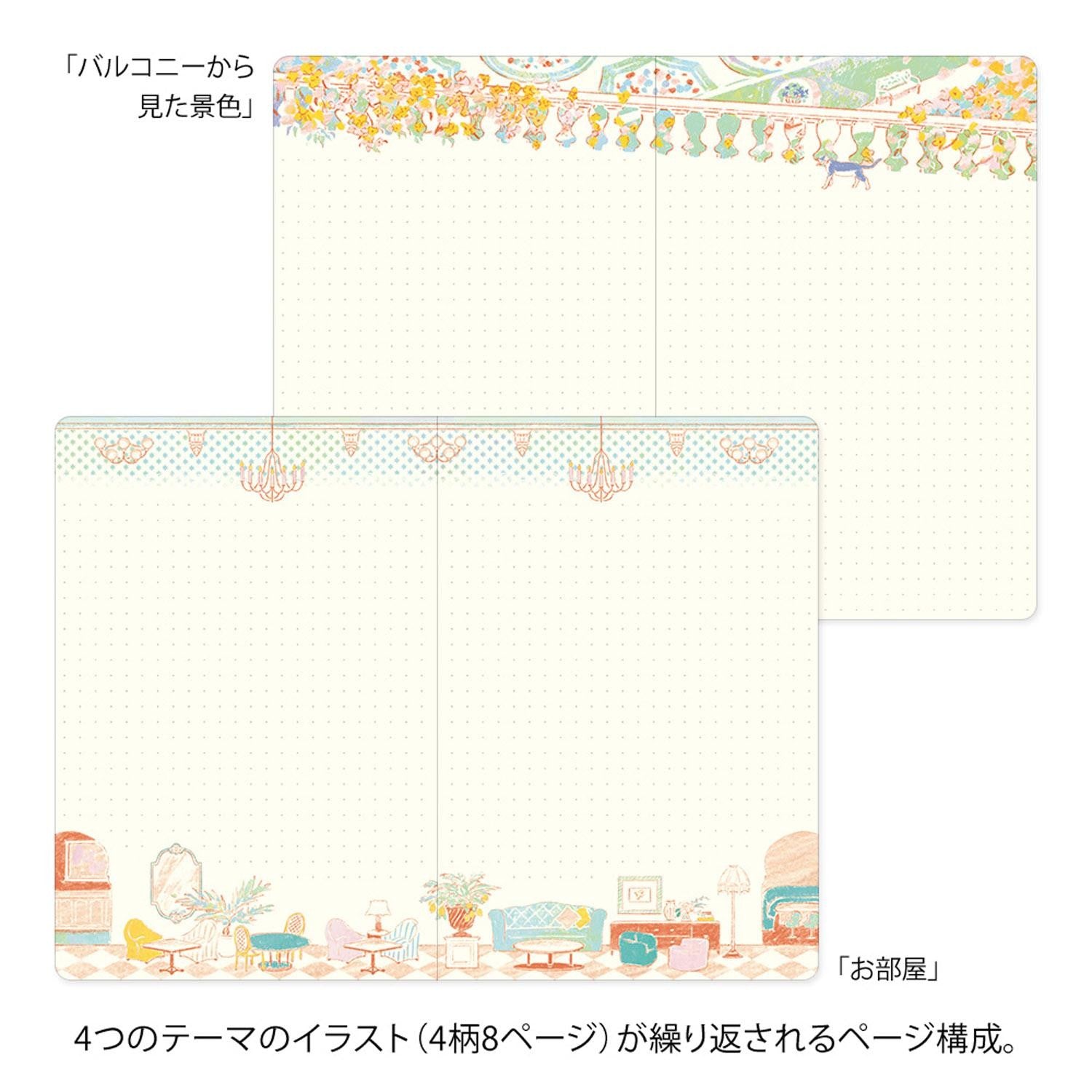 Midori - Cuaderno B6 YURU LOG - Travel & Hotel