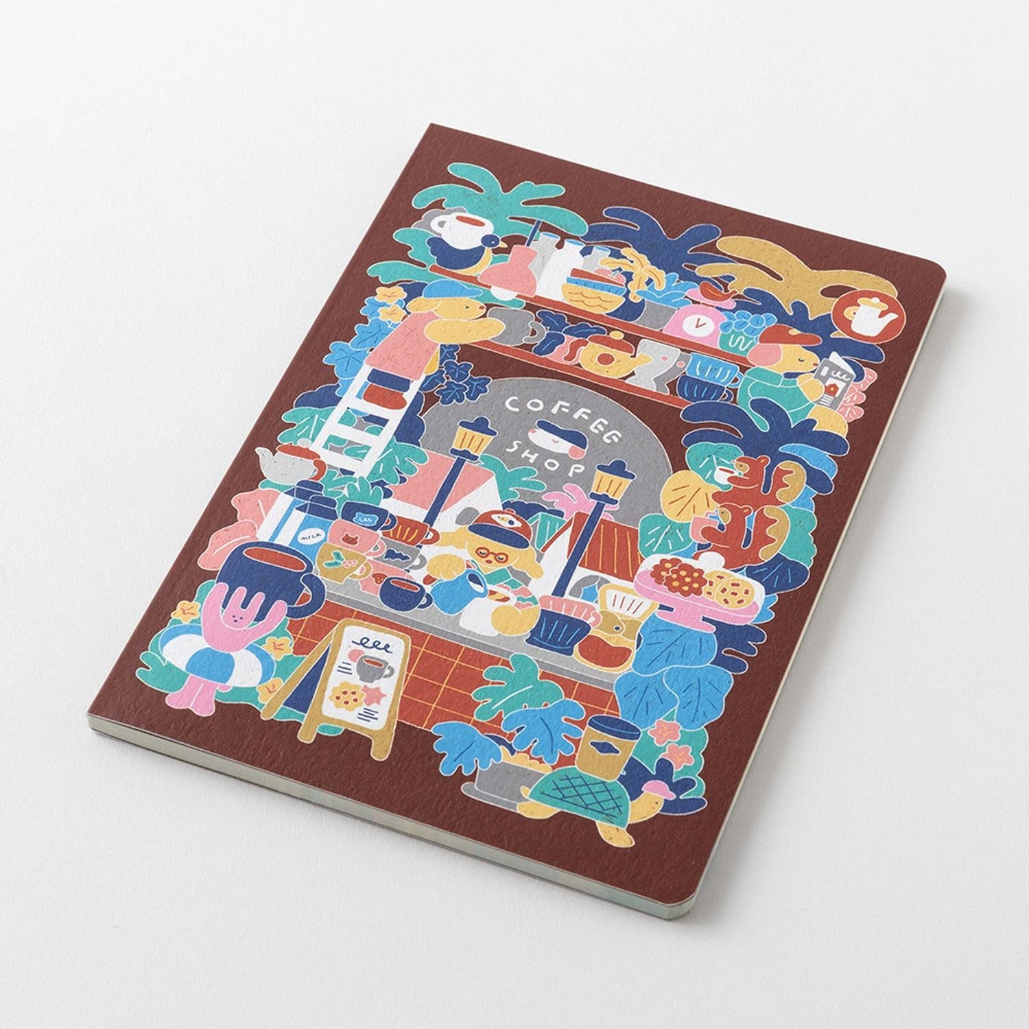 Midori - Cuaderno B6 YURU LOG - Coffee Shop