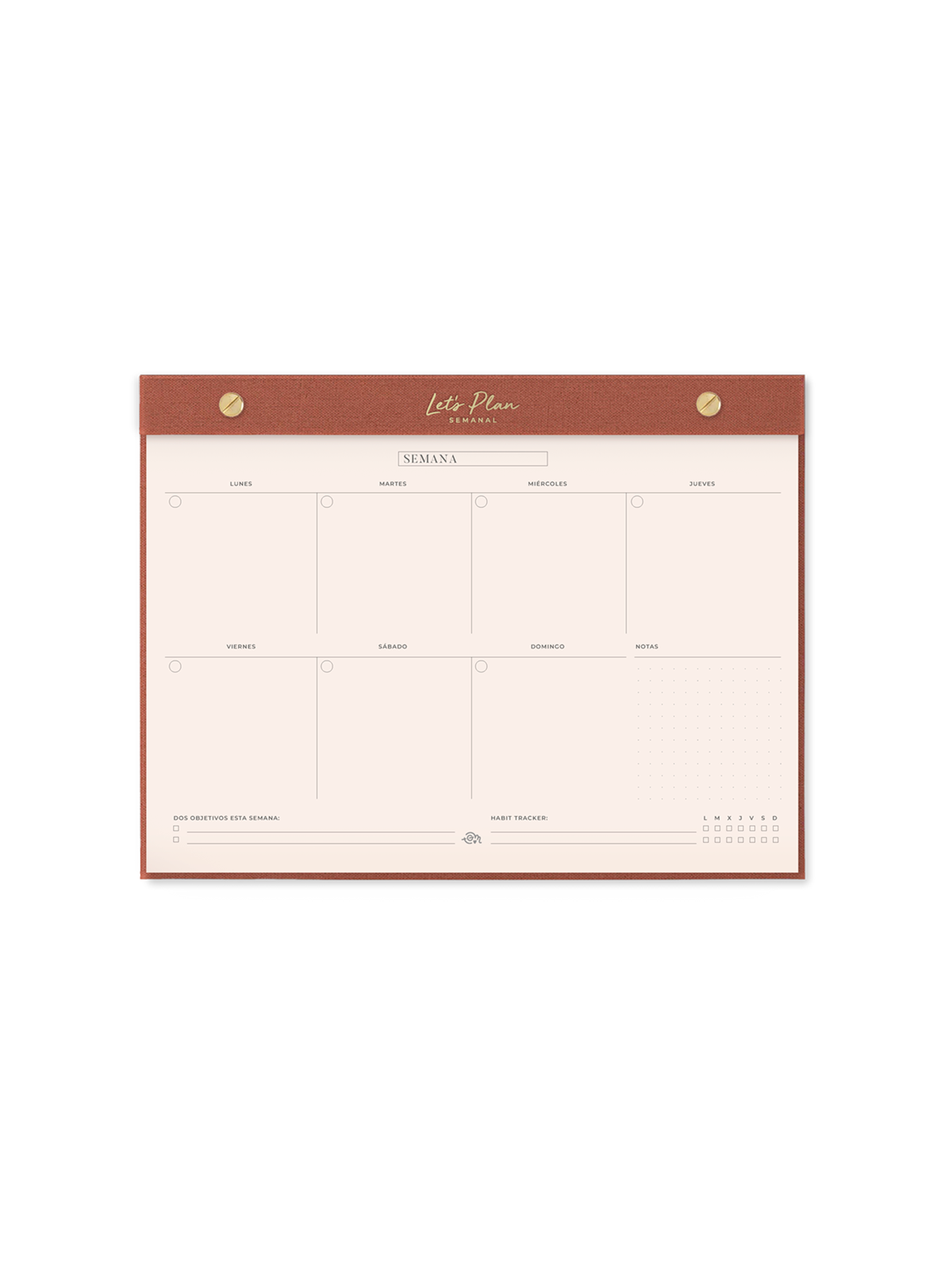 The Great Moustache - Planificador Semanal - Let's Plan