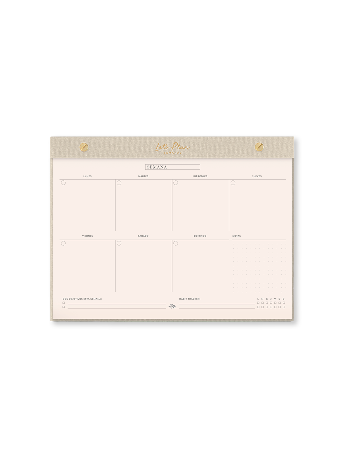 The Great Moustache - Planificador Semanal - Let's Plan