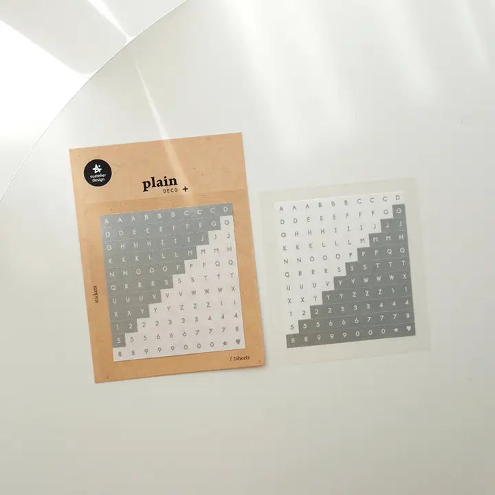 Suatelier - Pegatinas Adhesivas 2 hojas - Plain.30