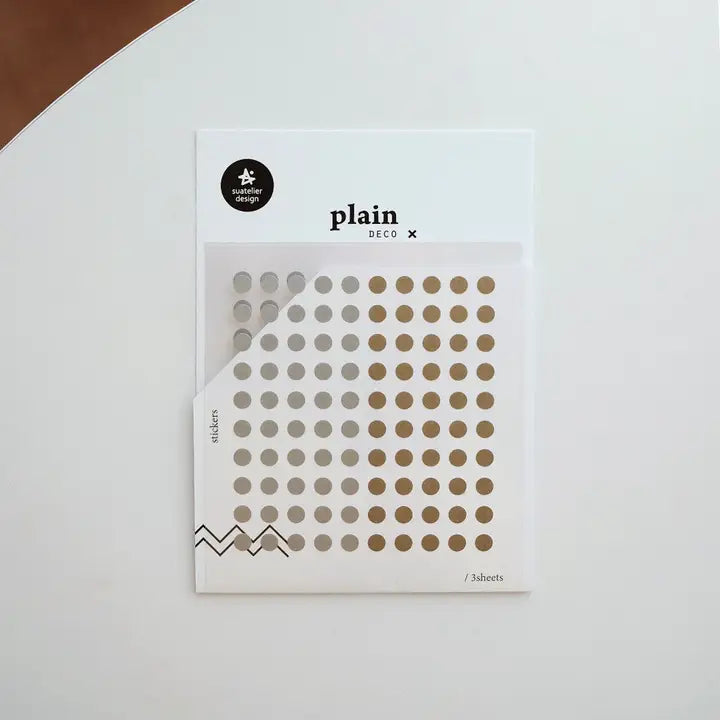 Suatelier - Pegatinas Adhesivas 3 hojas - Plain.36