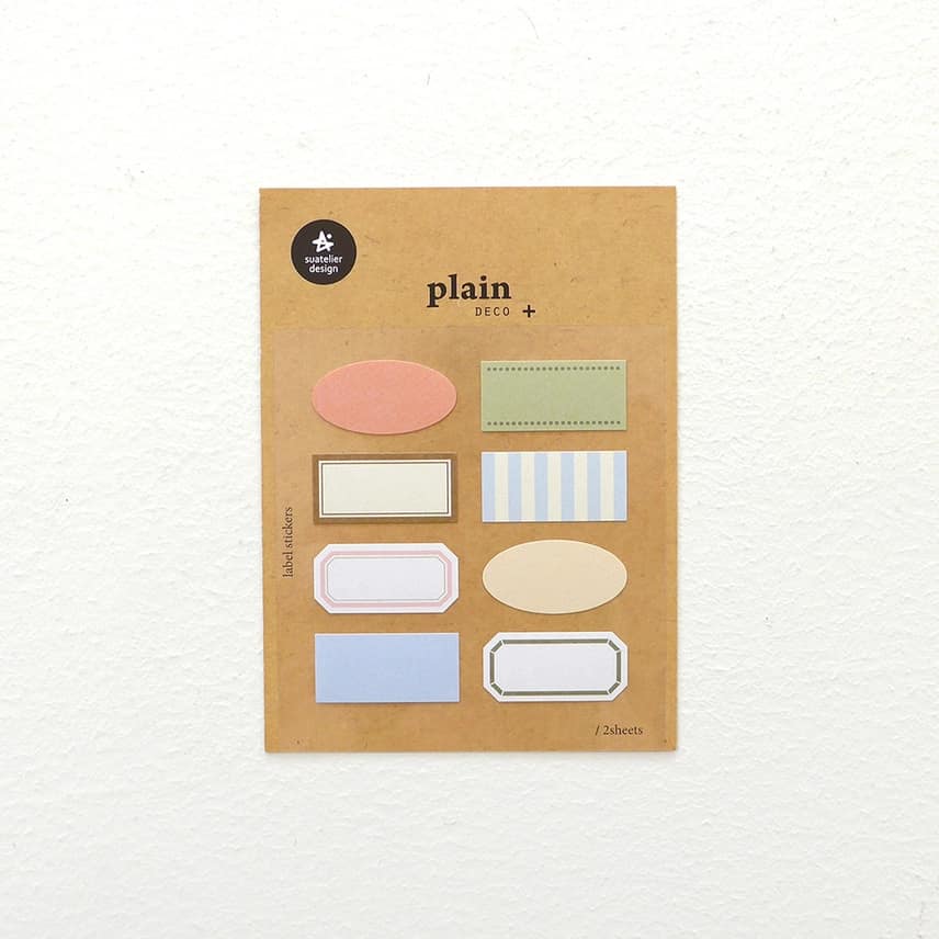 Suatelier - Pegatinas Adhesivas 2 hojas - Plain.75