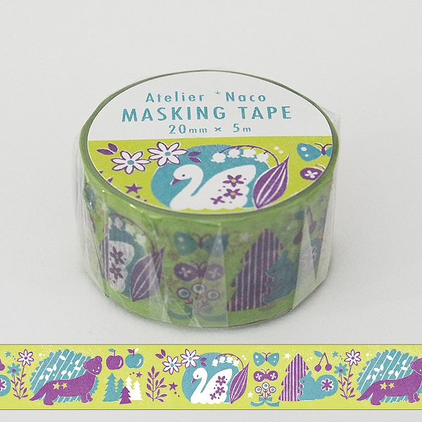 Kodomo No Kao - Washi Tape 20 mm Natsuko Taguchi - Cisne
