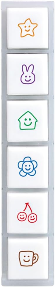 Kodomo No Kao - Sellos de botón - Smile - Pochitto6