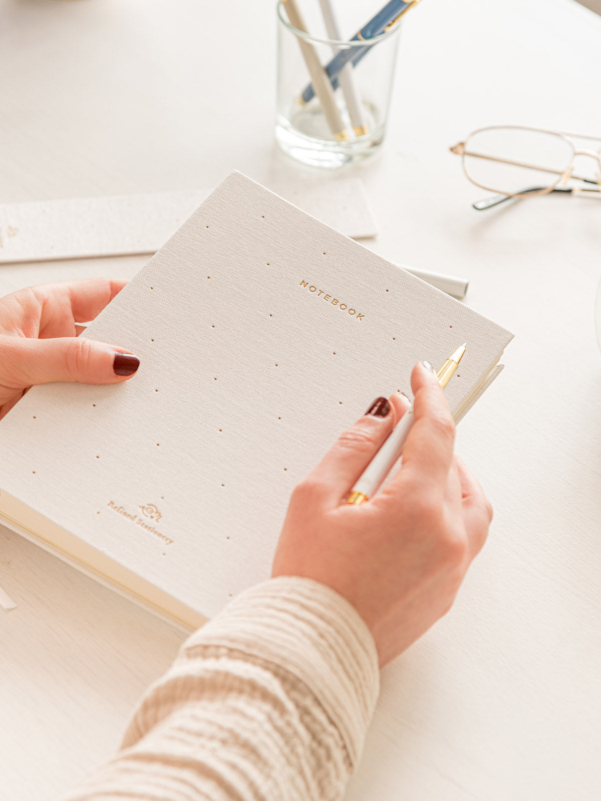 The Great Moustache - Cuaderno Entelado A5 - White Lotus Edition